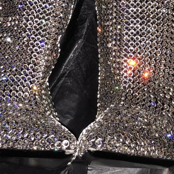 SAINT LAURENT NIKI Crystal Swarovski Slouch Boots - Picture 11 of 13